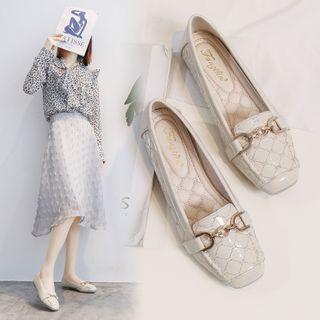Argyle Print Snaffle Flats