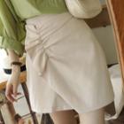 Frill Trim A-line Mini Skort