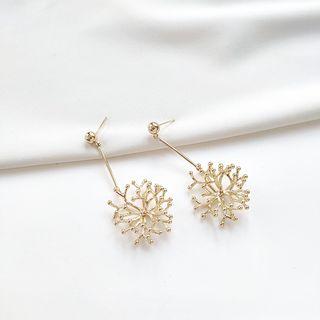 Carol Earring 925 Sterling Silver - Gold - One Size
