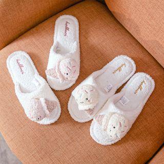Ice-cream Applique Slippers