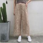 Lace Wide-leg Pants
