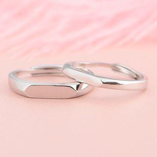 Alloy Polished Open Ring