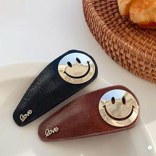Smiley Lettering Hair Clip