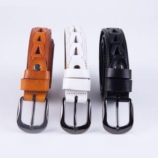 Plain Cutout Belt