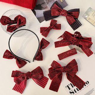 Ribbon Hair Clip / Head Band / Rectangle Hair Clip / Hair Claw / Set (various Designs)