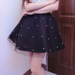 Organza Mini Skirt