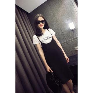 Lettering Jumper Dress