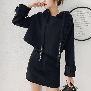 Set: Hoodie + Mini Fitted Skirt