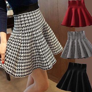 Knit Flared Skirt