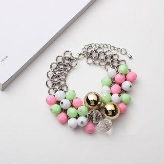 Acrylic Bead Bracelet As Shown In Figure - One Size