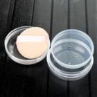 Powder Puff With Case 1 Pc - Almond - One Size