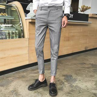 Plain Skinny Dress Pants