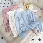 Smocked Peplum Shirt