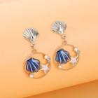 Sea Shell Drop Earring 1 Pair - As Shown In Figure - One Size