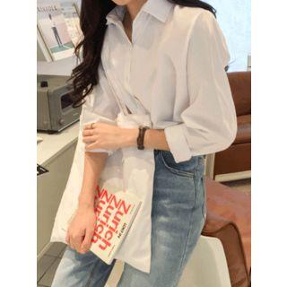 Pastel-color Cotton Shirt
