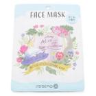 Disney Face Mask (alice In Wonderland) (pomegranate) One Size