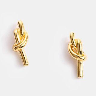 Alloy Knot Earring As Shown In Figure - One Size
