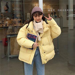 Padded Coat Light Yellow - One Size