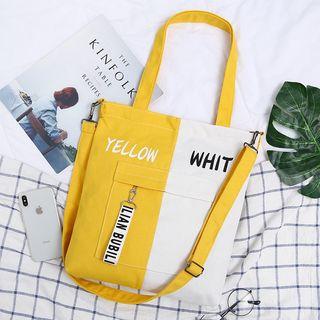 Canvas Letter Tote