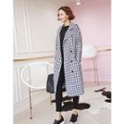 Gingham Trench Coat With Sash