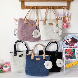 Mini Fleece Tote Bag