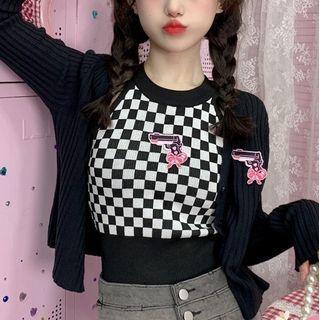 Gun Embroidered Cardigan