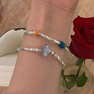 Faux Gemstone Alloy Bracelet (various Designs)