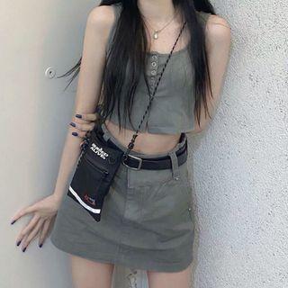 Tank Top / Mini A-line Skirt