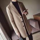 Single-breast Lapel Coat