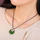 Retro Stone Flower Pendant Necklace As Shown In Figure - One Size