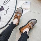 Two-tone Lace-up Shoes