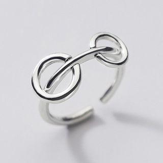 Geometric Sterling Silver Ring S925 Silver Ring - Silver - One Size
