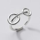 Geometric Sterling Silver Ring S925 Silver Ring - Silver - One Size