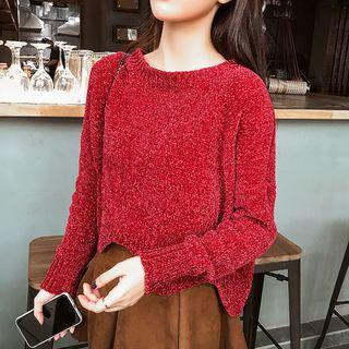 Velvet Cropped Top