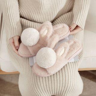 Fluffy Rabbit Slippers