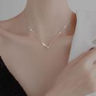 Rhinestone Geometric Necklace