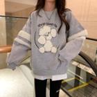 Long-sleeve Fleece Panel Sweatshirt