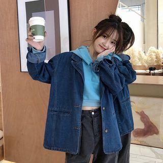 Denim Blazer Blue - One Size