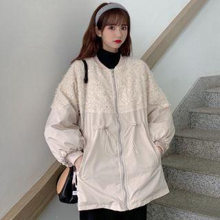 Sequin Zip Jacket