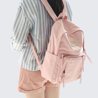 Duel Front Zipper Backpack