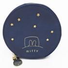 Miffy Round Coins Pouch (navy) One Size