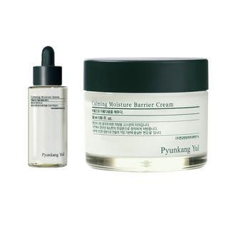 Pyunkang Yul - Bundle: Calming Moisture Serum + Calming Moisture Barrier Cream 2 Pcs