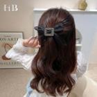 Ribbon Mesh Hair Tie 1 Pc - Ribbon Mesh Hair Tie - Black - One Size