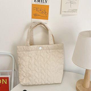 Heart Quilted Handbag