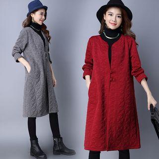 Chinese Frog Padded Long Top