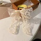 Lace Hair Tie 1 Pc - Off-white - One Size