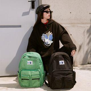 Appliqu  Nylon Backpack