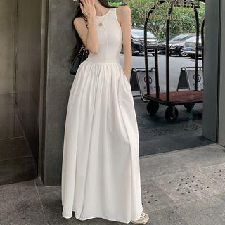 Sleeveless Maxi Corset Dress