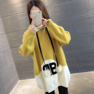 Oversized Knit Hoodie
