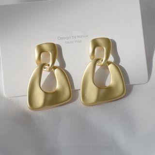Alloy Dangle Earring 1 Pair - Silver Pin - As Shown In Figure - One Size